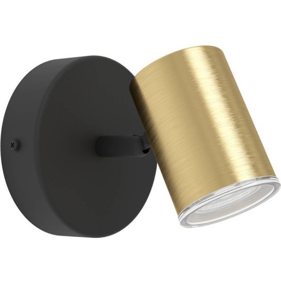 300583 Спот CONSUMA 1, 1X5W(GU10), IP44,сталь, черный, латунь состаренный