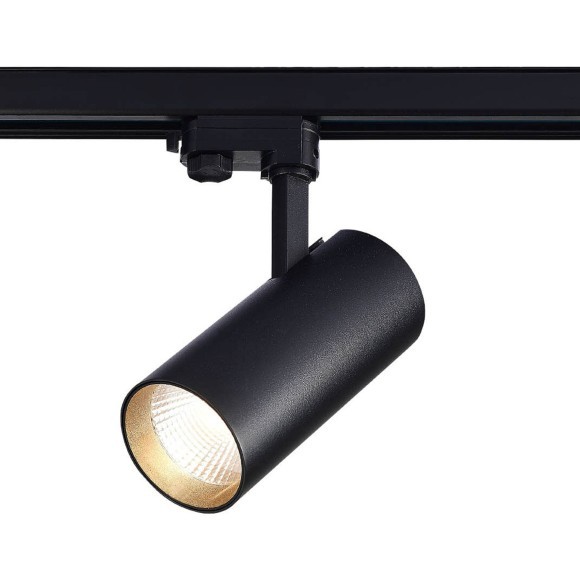 ST661.446.40 Св-к трек. Черный LED 1*40W 4000K 3 200Lm Ra90 38° IP20 L190xW85xH265 165-265V Трехфазная трековая система