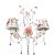 Подвесной светильник Lumina Deco Rose LDP 0416-3