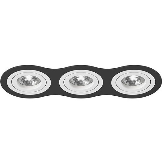 Встраиваемый светильник Lightstar i637060606 Intero 16 под лампы 3xGU10 150W