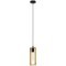 44051 Подвес LITTLETON, 1x40W(E27), L110, B100, H1100, сталь, дерево, черный, коричневый