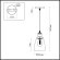 3683/1 УЦЕНКА SUSPENTIONI LN18 215 античная бронза/стекло Подвес E27 60W 220V KIT