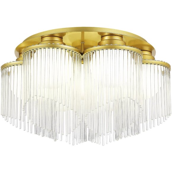 SL1511.202.07 Люстра потолочная ST-Luce Золотистый/Белый E27 7*60W ALLEGRO