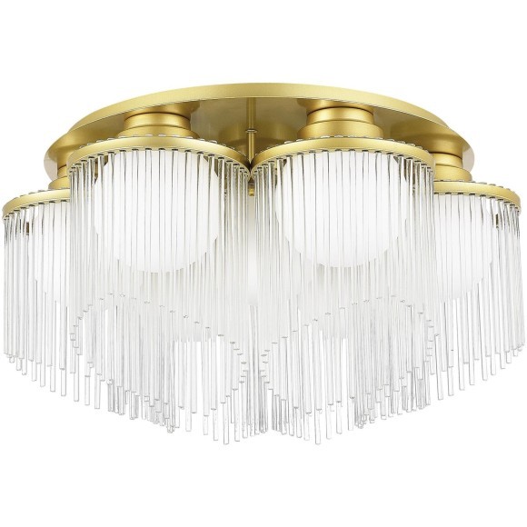 SL1511.202.07 Люстра потолочная ST-Luce Золотистый/Белый E27 7*60W ALLEGRO