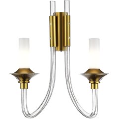 SL1241.201.02 Бра ST-Luce Золотистый/Белый E14 2*40W VETRANO SL1241.201.02 Бра ST-Luce Золотистый/Белый E14 2*40W VETRANO