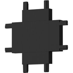 ST067.409.13 Х-образный соединитель для накладного плоского шинопровода ST Luce Skyflat ST067.409.13 Х-образный соединитель для накладного плоского шинопровода ST Luce Skyflat