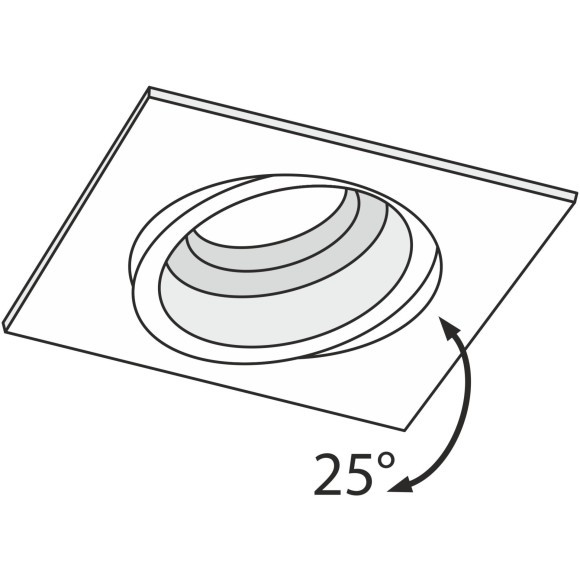 Встраиваемый светильник Maytoni DL026-2-01W Atom под лампу 1xGU10 50W Встраиваемый светильник Maytoni DL026-2-01W Atom под лампу 1xGU10 50W