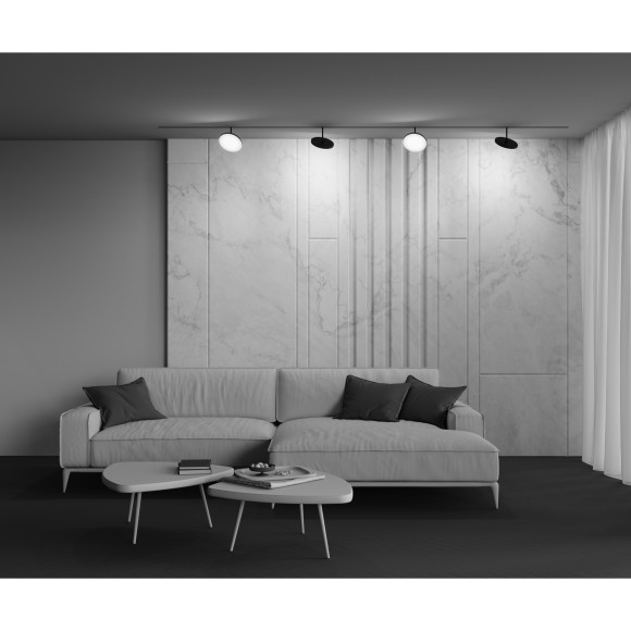 TR131-2-15W4K-B Трековый магнитный светодиодный светильник Maytoni Exility CRI90+ 4000К 765Лм 120° 15Вт