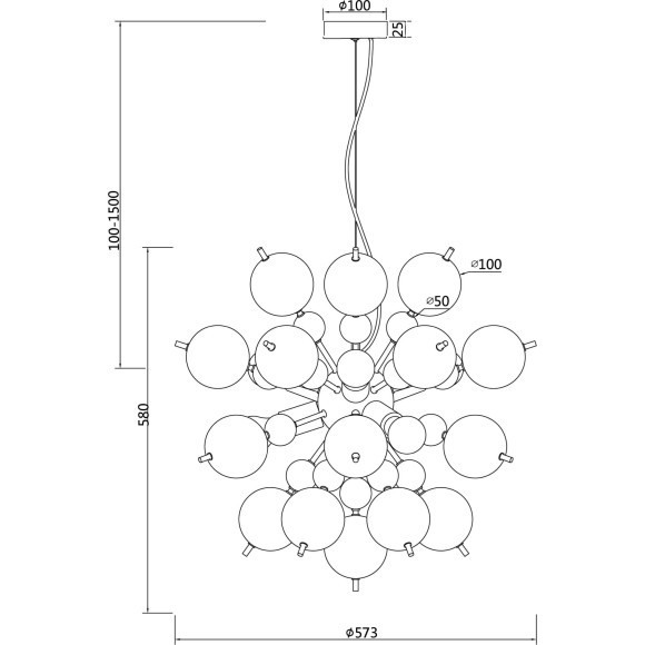 Подвесная люстра Bolla MOD133PL-06BS