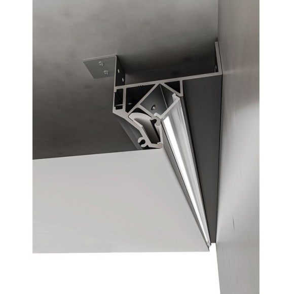 Теневой профиль под натяжной потолок для лент шириной не более 10мм Arte Lamp GAP A650233P Теневой профиль под натяжной потолок для лент шириной не более 10мм Arte Lamp GAP A650233P