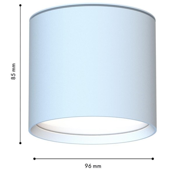 4664-1U, уличный светильник, D96xH85, 1xGX53LEDx15W, IP54, excluded