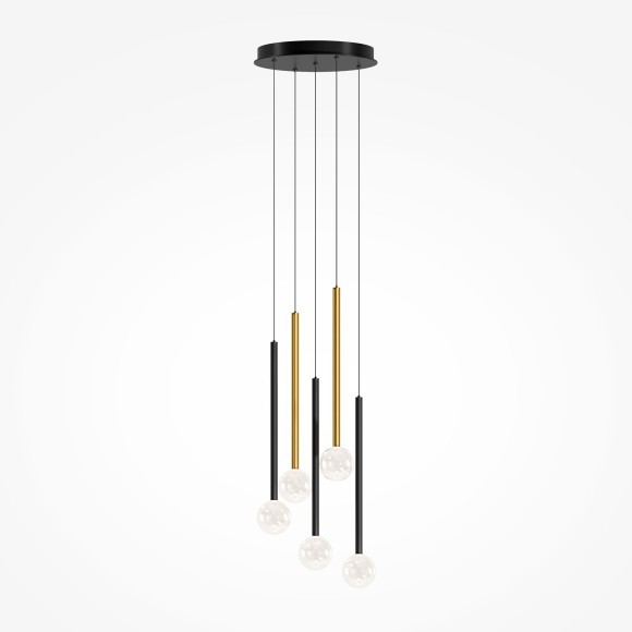 Подвесной светодиодный светильник с прозрачными плафонами LED 12Вт RA80 800лм 3000К Maytoni Bubble dream MOD383PL-L16BBS3K