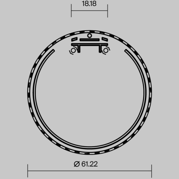 Комплект заглушек (для профиля D60) 2 шт., ALM-D60-EC 642082 Комплект заглушек (для профиля D60) 2 шт., ALM-D60-EC 642082