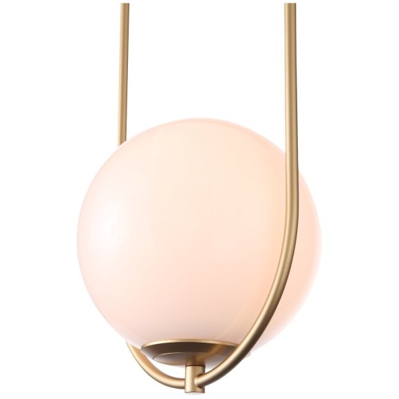 SL1118.203.01 Светильник подвесной ST-Luce Золотистый/Белый E27 1*40W PENOLO
