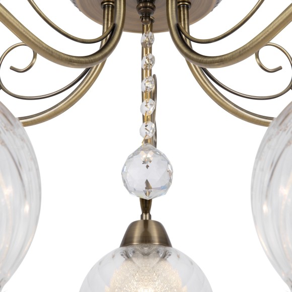 Люстра потолочная Freya FR2662-PL-05-BZ Nella под лампы 5xE14 40W