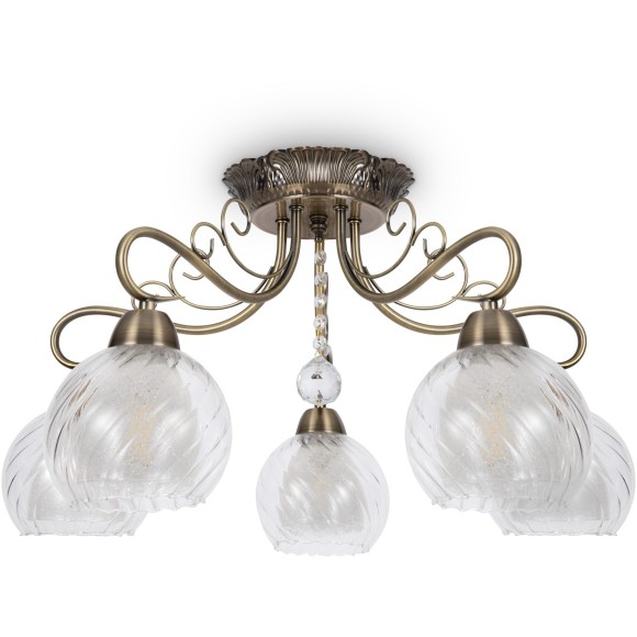 Люстра потолочная Freya FR2662-PL-05-BZ Nella под лампы 5xE14 40W