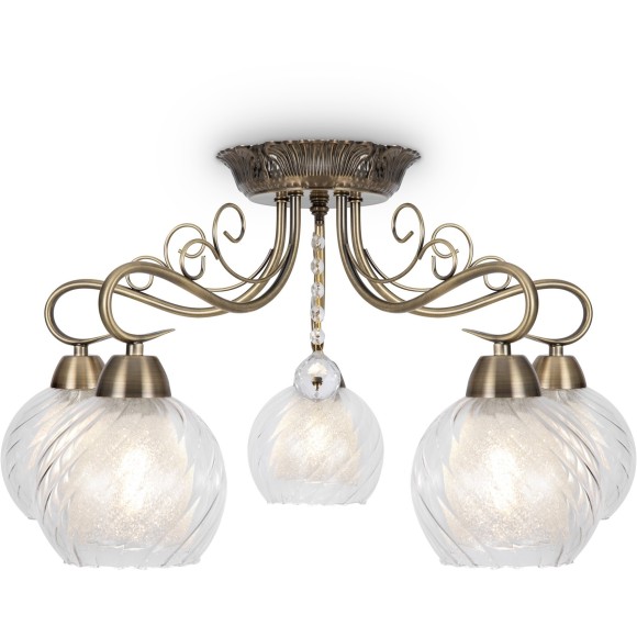 Люстра потолочная Freya FR2662-PL-05-BZ Nella под лампы 5xE14 40W