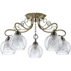 Люстра потолочная Freya FR2662-PL-05-BZ Nella под лампы 5xE14 40W