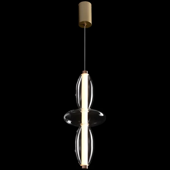 Светильник подвесной Crystal Lux QUASAR SP14W LED TRANSPARENT 3791/214