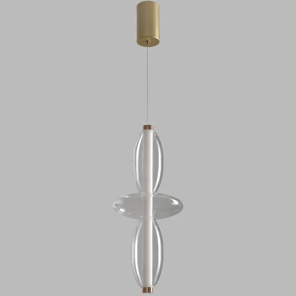 Светильник подвесной Crystal Lux QUASAR SP14W LED TRANSPARENT 3791/214