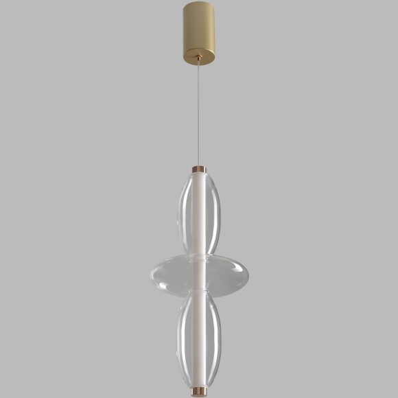 Светильник подвесной Crystal Lux QUASAR SP14W LED TRANSPARENT 3791/214