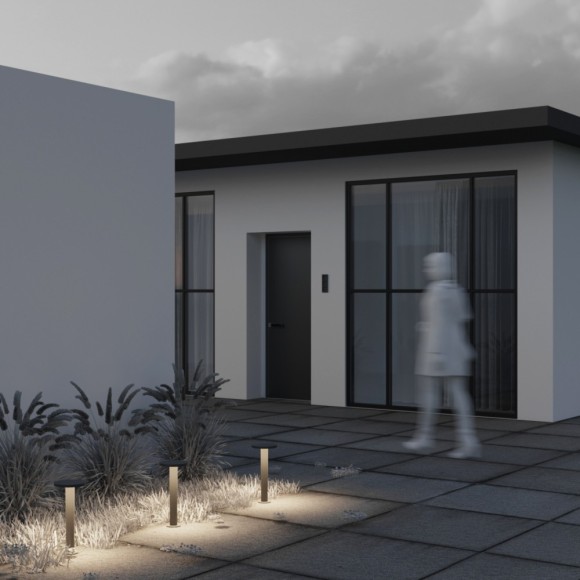 Уличный наземный светильник Maytoni O420FL-L12GF Wald IP65 светодиодный LED 12W