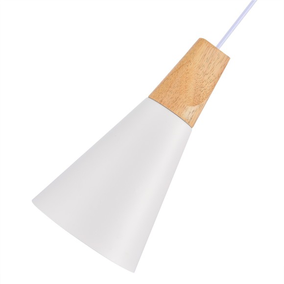 SLE125153-01 Подвес Белый/Белый, Светлое дерево E14 1*40W MODICA SLE125153-01 Подвес Белый/Белый, Светлое дерево E14 1*40W MODICA