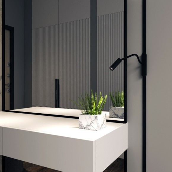 DK5343-BK Светильник для трека Denkirs Air серия Spot 4000 со светодиодом 48V DC 2W 24° 4000K IP20