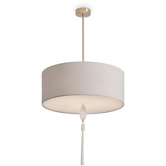 Люстра подвесная с светло-серым абажуром, 5 ламп Е14 Freya Agate FR2052PL-05N