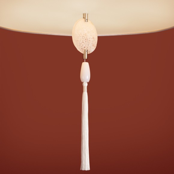 Люстра подвесная с светло-серым абажуром, 5 ламп Е14 Freya Agate FR2052PL-05N