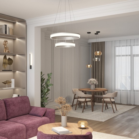 Светильник настенный в виде вытянутой палки светящий на стену Denkirs TRIXRAY  3Вт 3000К DK5080-BK