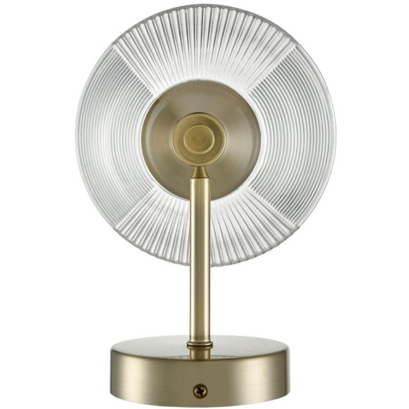 6596/1W MODERNI LN24 латунь титаниум/прозрачный, металл/стекло Бра E27 1*60W 220V CORNE