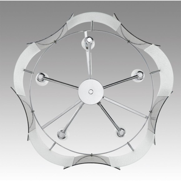 6594/5 MODERNI LN24 хром/тонированное стекло, металл/стекло Люстра подвесная E14 5*40W 220V DANDY