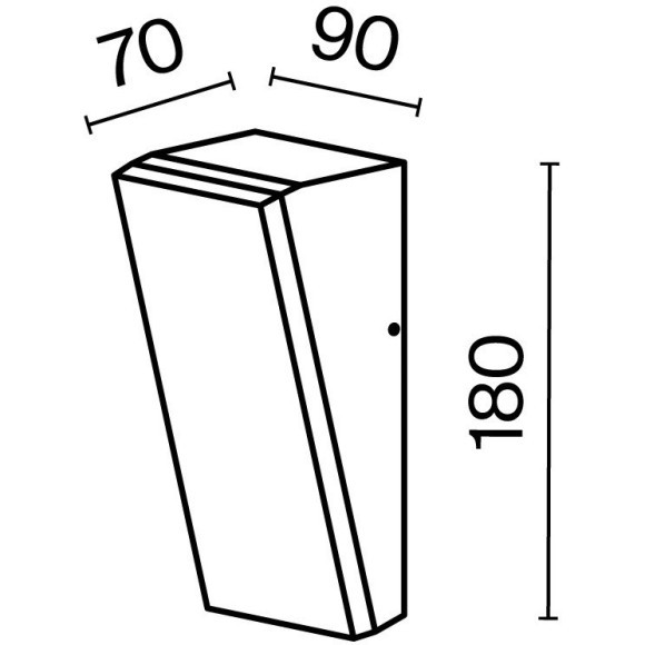 Настенный светильник (бра) Outdoor O436WL-L10GF3K1
