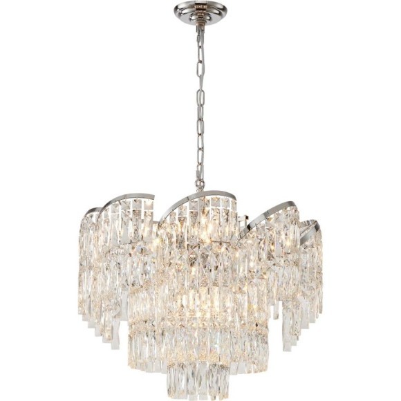 Люстра подвесная хрустальная 2176/09/12P Stilfort, серия Sapparo Люстра подвесная хрустальная 2176/09/12P Stilfort, серия Sapparo