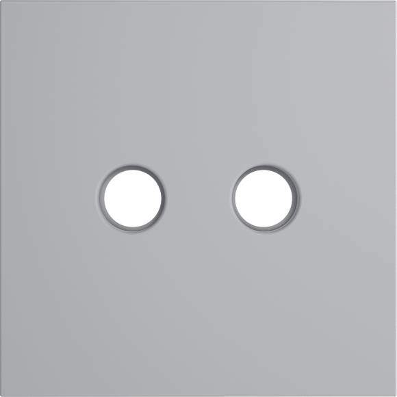 Накладка для розетки телевизионной оконечной TV+SAT, S70 (серый)