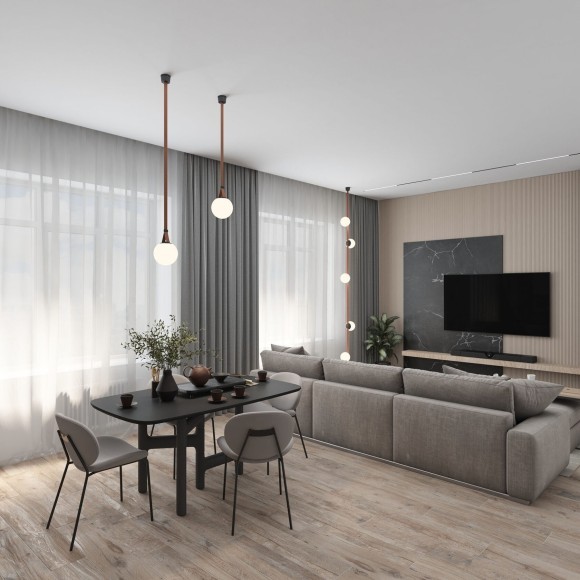 Шинопровод ременный 5м коричневый Denkirs Belty TR5500-BR