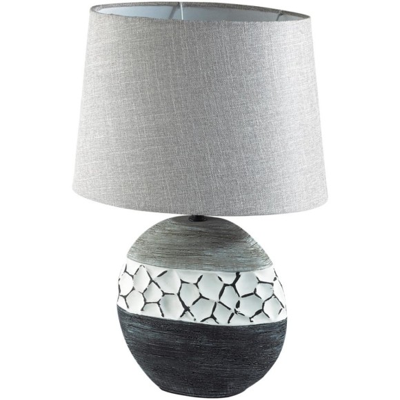 8119/1T COMFI LN25 серый, керамика/текстиль Настольная лампа E27 1*60W 220V AVALONA