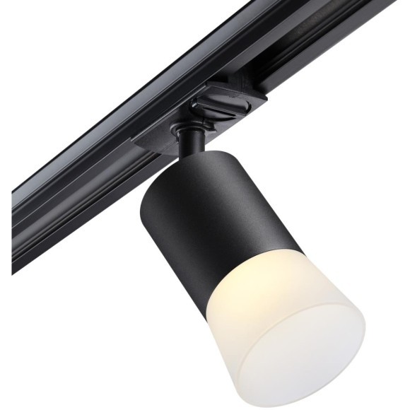 Однофазный двужильный трековый светильник Novotech 370902 ELINA под сменную лампу GU10 Однофазный двужильный трековый светильник Novotech 370902 ELINA под сменную лампу GU10