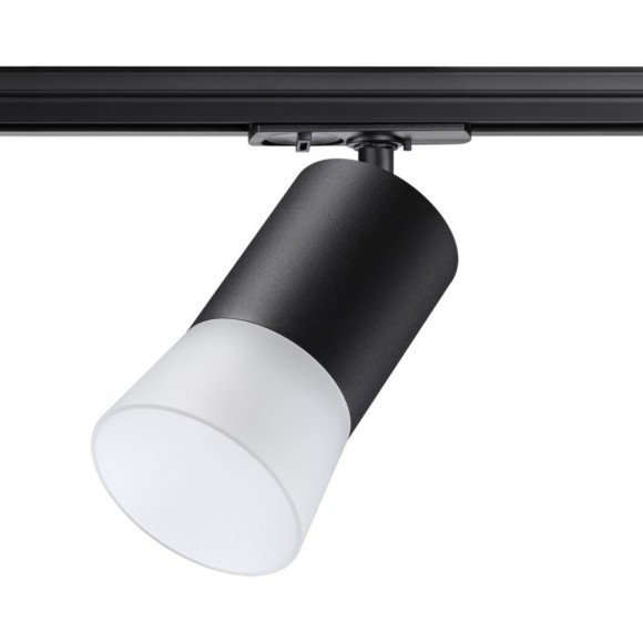 Однофазный двужильный трековый светильник Novotech 370902 ELINA под сменную лампу GU10 Однофазный двужильный трековый светильник Novotech 370902 ELINA под сменную лампу GU10