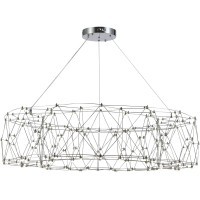 SL6602.103.72 Светильник подвесной ST-Luce Хром/Прозрачный LED 1*72W 4000K GRAVETTA