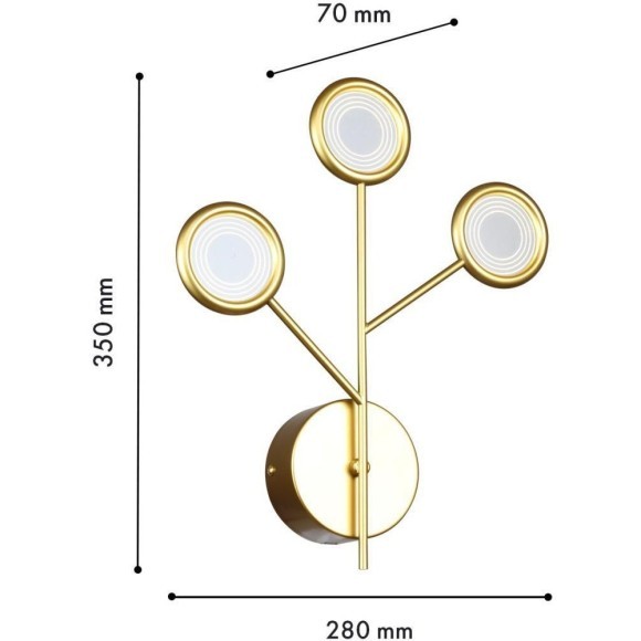 Настенный светильник Mugs 4253-3W