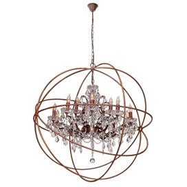 LOFT1897/15 Подвесная люстра LOFT IT Foucaults orb crystal