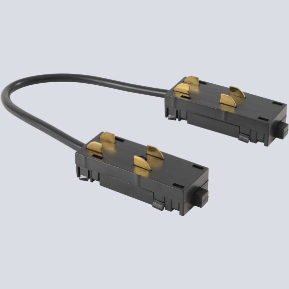 Соединитель угловой для шинопровода 220V Crystal Lux CLT 0.205 04 BL 1408/115