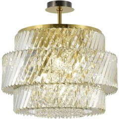 SL6138.313.12 Светильник потолочный ST-Luce латунь/прозрачный E14 12*40W RITZ