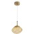 Freya Mote FR5601PL-L40YA Светодиодный декоративный подвесной стеклянный светильник, основание: латунь, плафон: стекло янтарного цвета, CCT перекл. цветовой температуры на драйвере, LED 5Вт 2700;3000;4000К CRI80 360° IP20 220V