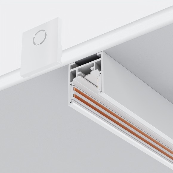 Комплект из 2 боковых заглушек для накладного низкопрофильного шинопровода TRAM034EC-41W