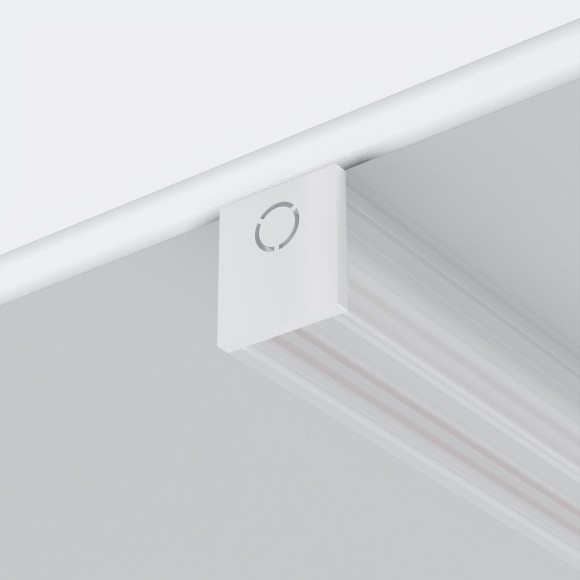 Комплект из 2 боковых заглушек для накладного низкопрофильного шинопровода TRAM034EC-41W