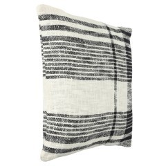 420061 Подушка декоративная CHEVERY, L450, B450, наволочка: 100% хлопок, белый, чёрный наполнитель: 100% полиэстер 420061 Подушка декоративная CHEVERY, L450, B450, наволочка: 100% хлопок, белый, чёрный наполнитель: 100% полиэстер