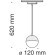 TR018-2-10W4K-B Трековый магнитный светодиодный светильник Maytoni Gravity CRI90+ 4000К 1000Лм 270° 10Вт
